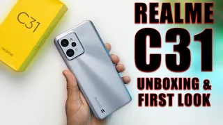 Realme C31 Unboxing, First Look, Specifications, Launch & Price in India