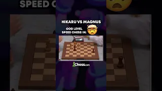 Magnus Carlsen Vs Hikaru Nakamura God Level Speed Chess #shorts #chess #magnuscarlsen #hikaru