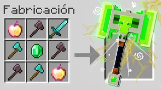 ¡Minecraft PERO CRAFTEAMOS ARMAS con PODERES SECRETOS! ⚔️ CONSEGUIMOS LAS MEJORES ARMAS 😱