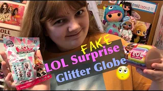 L.O.L. Surprise REAL VS FAKE Glitter Globe LOL Dolls - Unboxing & Comparison - How to Spot a Fake