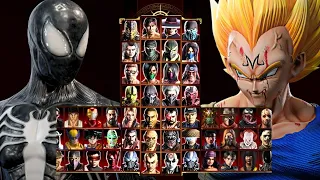 Mortal Kombat 9 - SYMBIOTE PETER & VEGETA SAYAJIN - Expert Tag Ladder - Gameplay @(1080p) - 60ᶠᵖˢ ✔