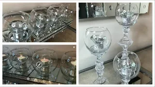 DOLLAR TREE GLAM CANDLE HOLDERS | (2) STYLES