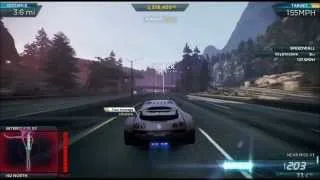 Speed Run "Needle Point" (Bugatti Veyron) Gold Medal Score - Need for Speed: Most Wanted (2012)