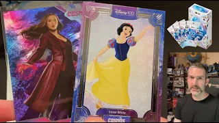 Opening a box of Kakawow Cosmos Disney 100 All-Star cards