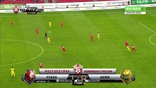 Igor Portnyagin's goal. Rubin vs Anzhi | RPL 2015/16