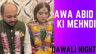 Awa Ki mehndi✨OR qawali night❣️#weddingseason#enjoy #family #viral #subscribe #lifestylewithurooj