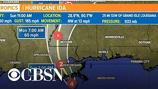New Orleans officials warn residents to "hunker down" as Hurricane Ida makes landfall