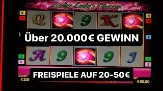 20 000€ MEGA JACKPOT 🔥 Freispiele auf 50€ Lucky Ladys Charm Book of Ra Novoline Casino