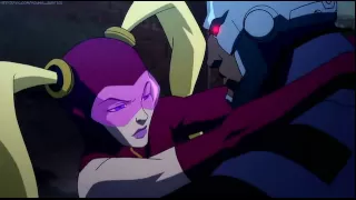 Yo-yo vs Batman (Justice League: The Flashpoint Paradox)eng