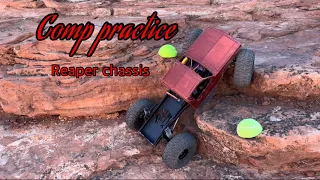 Rc crawler competition practice