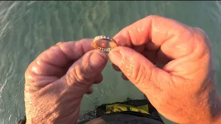 Metal Detecting Gulf of Mexico #metaldetecting #goldrings #filmora #beach