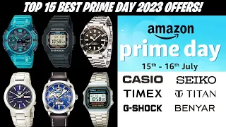 TOP 15 BEST Amazon Prime Day Offers! Casio,Titan,Timex,Benyar,Seiko! 💯💥
