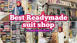 Readymade suit shop in batlahouse #ladiessuits #batlahouse #jamianagar #shoppinghaul #shoppingvlog