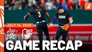 Marlins vs. Orioles Game Recap (7/14/23) | MLB Highlights | Baltimore Orioles