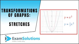 Transformations of Graphs (stretches) : ExamSolutions