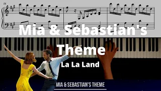 Mia & Sebastian's Theme - La La Land/라라랜드 OST- Piano Cover/Tutorial with Sheets