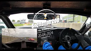 Historic TVR Vixen Snetterton 200 Race 1 - new race engine first test