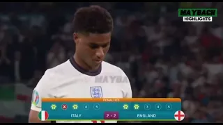 England Vs Italy Final 2021  Football final match highlights penalty