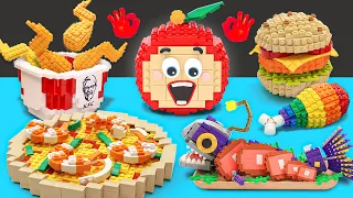 LEGO FOOD Compilation [2 HOURS] | The LEGO Worlds Of Food Apu and Friends | Lego Food Challenge
