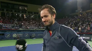 Daniil Medvedev -  Post Match Interview - R1 - Dubai 2023