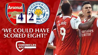 ARSENAL 4-2 LEICESTER CITY! We could have scored eight! Jesus opens his Premier League account!