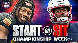 Must Start & Sit Wide Receivers for CHAMPIONSHIP WEEK in Fantasy Football | 5-Wide Fantasy