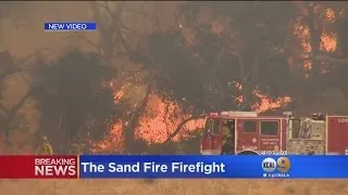 Raging Sand Fire Chars More Than 33,000 Acres, Destroys 18 Homes