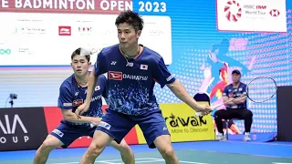 Marcus GIDEON/SUKAMULJO Vs Takuro HOKI/Yugo KOBAYASHI | BWF Singapore Open 2023 MD Round of 16 Live