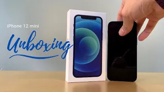 iPhone 12 Mini Unboxing (Blue) | ASMR + Aesthetic