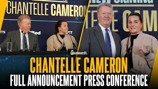 Chantelle Cameron signs for Queensberry | Full press conference announcement with Frank Warren