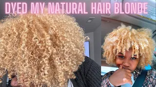 Dying My Natural Hair Blonde at Home (It was a disaster)
