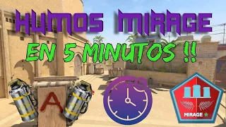 CS2 Humos Mirage en 5 minutos !!