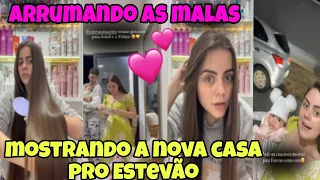 🌟Emily Mazetto levou Estevão pra conhecer a casa nova/arrumando as malas pra viagem