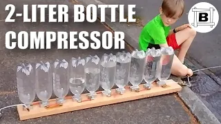 2 Liter Bottle Compressor (No Moving Parts)