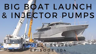 Launching a Wave Piercing Tri-Hull & D722 Kubota Genset Injector Pump Work - Project Brupeg Ep. 104