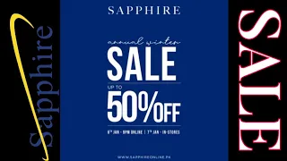 Sapphire upto 50% sale today | sapphire sale today | sapphire winter sale | life style with me