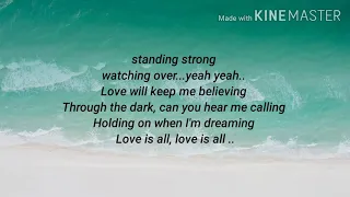 Love is all -Yanni ft Van Johnson (lyrics video)