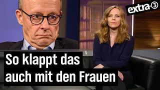 Sarah Bosetti: Friedrich Merz und die Frauen | extra 3 | NDR
