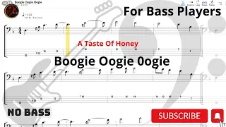 A Taste Of Honey- boogie oogie oogie (Play Along Tabs) (Bass Cover)