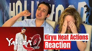 Yakuza 0 All Kiryu Heat Actions Reaction