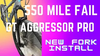 GT AGGRESSOR PRO FAIL AND AIR FORK INSTALL - ROCKSHOX JUDY