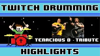 Tenacious D - Tribute feat. Homyk_Smash (Drum Cover) -- The8BitDrummer