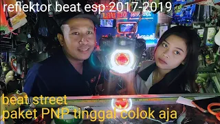 reflektor beat street 2017-2019 wst gen 2 non leveling sinar otomotif