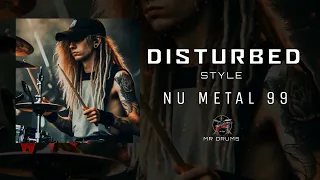 Nu Metal Drum Track | Disturbed Style | 164 BPM