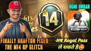 Finally Krafton Fixed The M14 RP Glitch Now You Can Buy | क्या हमारा BGMI Unban Hoga ऐसा लग रहा है?