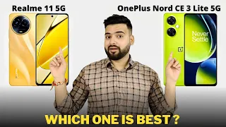 Realme 11 5G vs OnePlus Nord CE 3 Lite 5G - Full Comparison | Should buy Realme 11 5G ??🤔