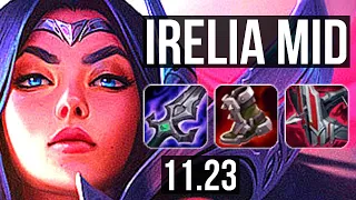 IRELIA vs KASSADIN (MID) | 12 solo kills | KR Master | 11.23