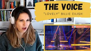 REACTING TO "Lovely" (Billie Eilish) The Voice (Albina & Filip)