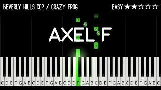 Beverly Hills Cop - Axel F - EASY Piano Tutorial