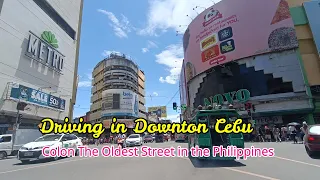 Driving in Downtown Cebu Colon